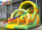Kids Commercial Inflatable Slide , Jungle Tree Inflatable Cartoon Dry Slides
