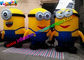PVC Coated Nylon Advertising Inflatables Replica Minion Inflatable Minion Model