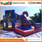 Customized Size Spiderman Inflatable Combo Jumping Castle With Slide / Pool