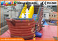 Custom Printing Inflatable Commercial Bouncy Castles With Slide