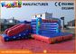 Waterproof Inflatable Jumping Bounce With Slide For Playground / Theme Park
