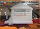 White Jumper Inflatable Wedding Bouncy Castle With 1 Year Warranty