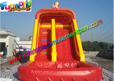 Eco - Friendly Inflatable Cartoon Character Water Slide Water Pool Game For Fun