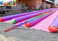 150m Purple Inflatable Water Games Aqua Splash Slip Slide 3 Lanes