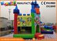Giant Commercial Bouncy Castles / Sewed And Stitched Inflatable Bouncer For Kids
